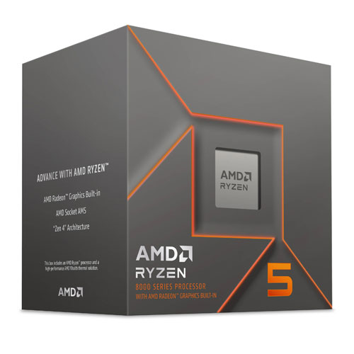 Representative photo for AMD Ryzen 5 8500G (6 Cores, 12 Threads) Processor ( 3 YEARS WARRANTY) Without Box/Fan
